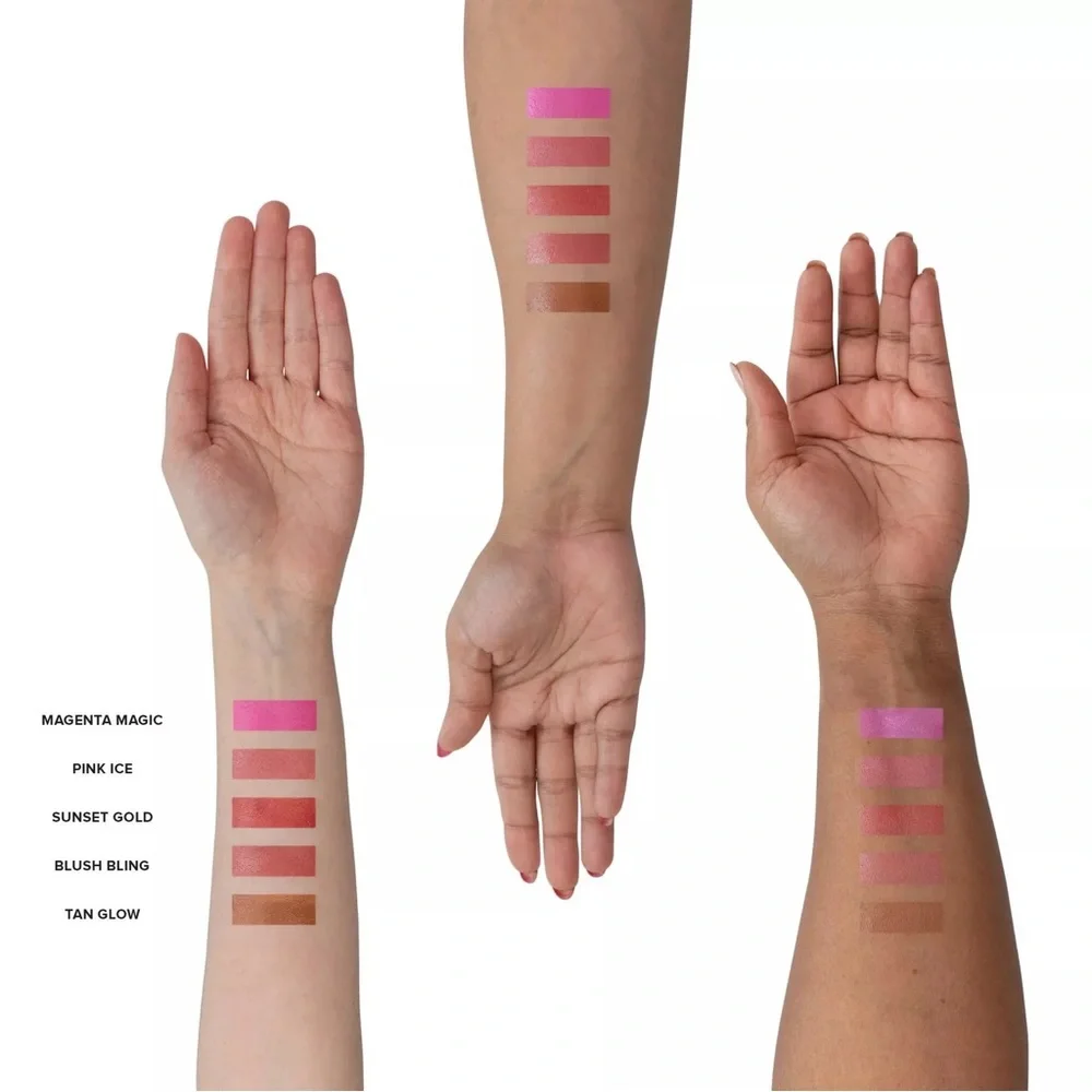 NUDESTIX Magenta Magic Nudies Matte + Glow Core All Over Face Blush Color